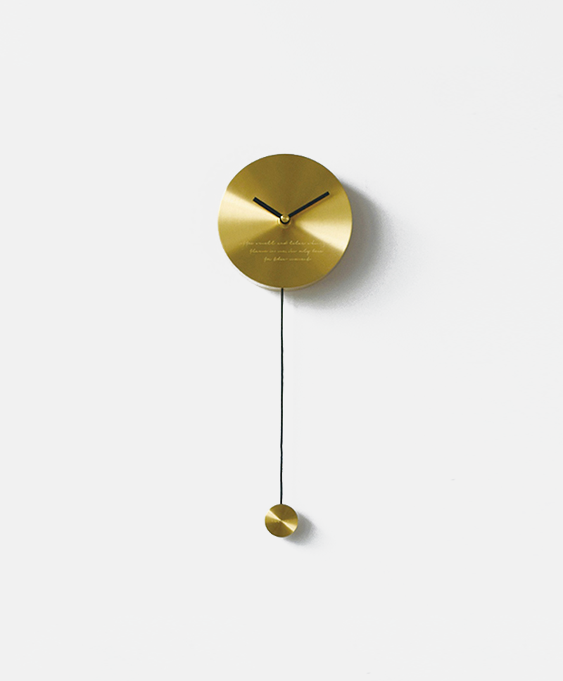 Idemak Brass Clock