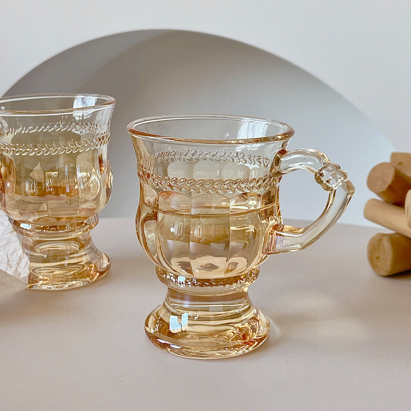 Vintage Amber Cup