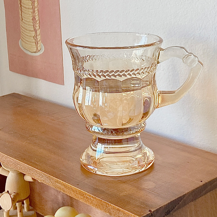 Vintage Amber Cup