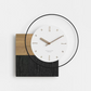 Emitdoog Minimalist Wood Grain Clock
