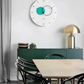 Noridongsan Dual Circles Clock
