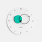 Noridongsan Dual Circles Clock