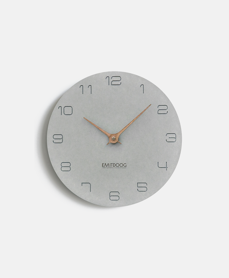 Emitdoog Concrete Wall Clock