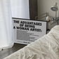 ZHXS Woman Artist Wall Art