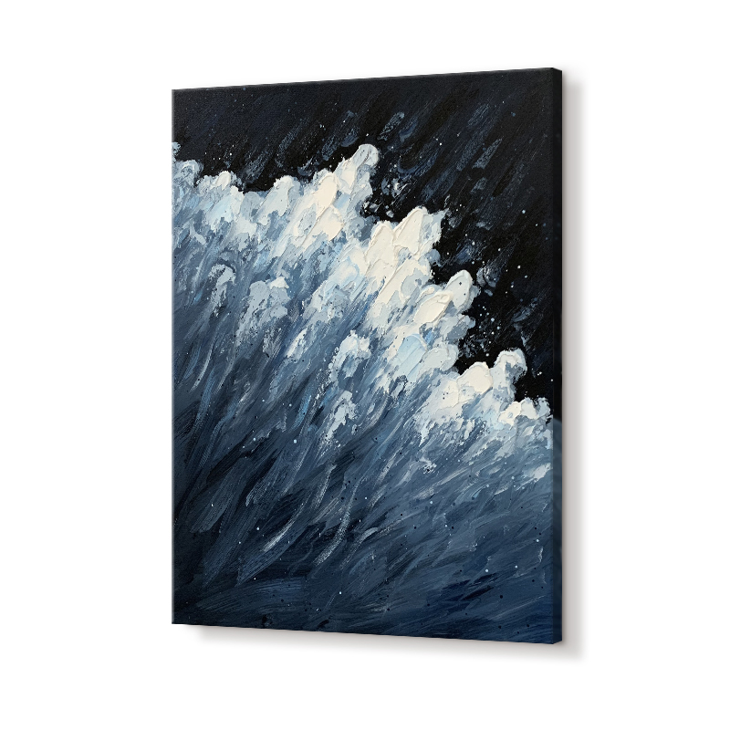 YZ Sea Wave Texture Painting